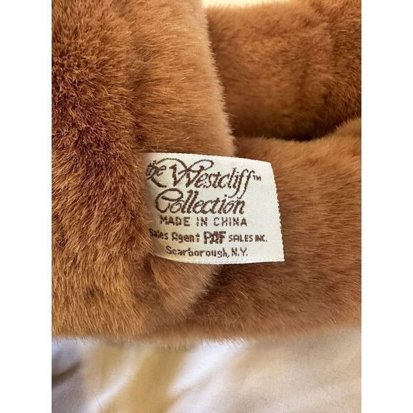 The Westcliff Collection Brown Plush Stuffed Bear 14” - Picture 4 of 4